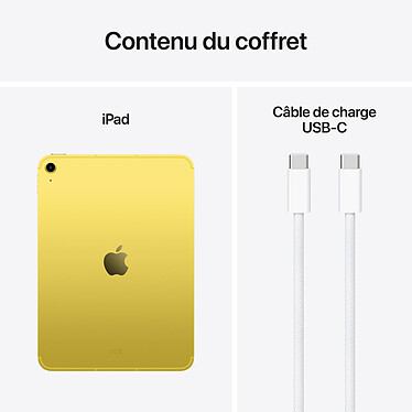 Apple iPad (2025) 512 Go Wi-Fi + Cellular Jaune pas cher