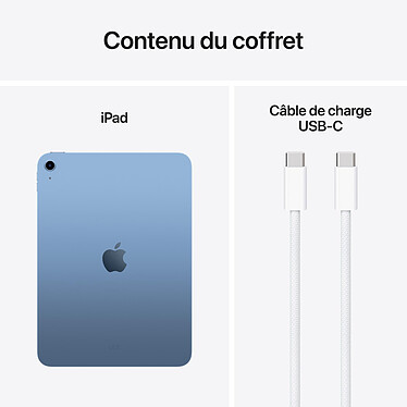 Apple iPad (2025) 128 Go Wi-Fi Bleu pas cher