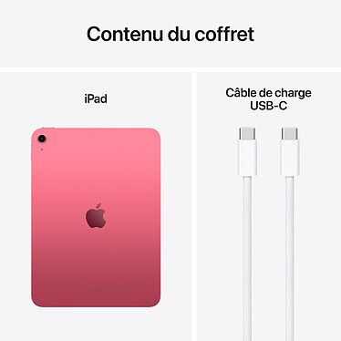 Apple iPad (2025) 128 Go Wi-Fi Rose pas cher