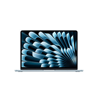 Apple MacBook Air M4 13 pouces (2025) Bleu ciel 32Go/2 To (MC6V4FN/A-32GB-2TB-QWERTY-US)