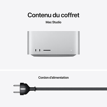 Apple Mac Studio M4 Max 128Go/2To (MU963FN/A-CPU16/GPU40-128GB-2TB) pas cher