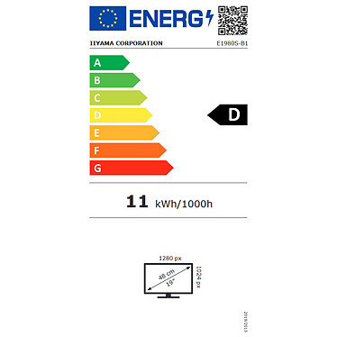 iiyama 19" LED - ProLite E1980S-B1 pas cher