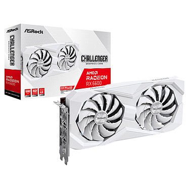 ASRock AMD Radeon RX 6600 Challenger White 8GB