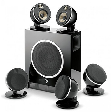 Onkyo TX-NR7100B Noir + Focal Dôme Flax Pack 5.1 Noir pas cher
