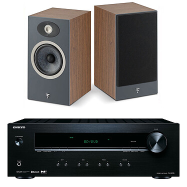 Onkyo TX-8220 Noir + Focal Theva N°1 Dark Wood