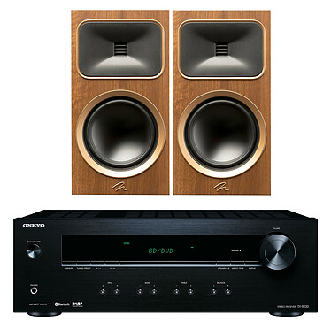 Onkyo TX-8220 Noir + MartinLogan Motion Foundation B2 Noyer