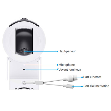 Acheter EZVIZ H90 Dual 2K+ Double camera d'extérieur panoramique Wi-Fi
