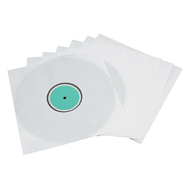 Hama Lot de 10x Pochettes intérieures pour disques 33 tours