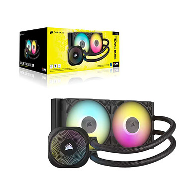 Corsair Titan 240 RX RGB (Noir) pas cher