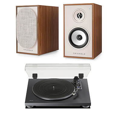 Triangle Borea BR02 CONNECT Chêne + Teac TN-180BT-A3 Noir