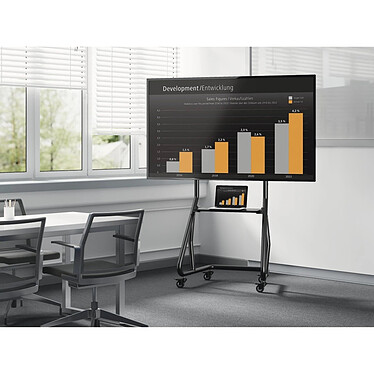 Hama Support à roulettes Trolley pour TV de 49" à 100" pas cher