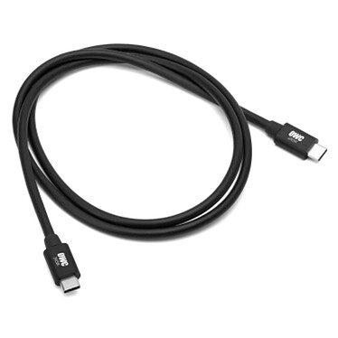 OWC Câble Thunderbolt 5 (80 Gb/s) USB-C - M/M - 1 m - Noir