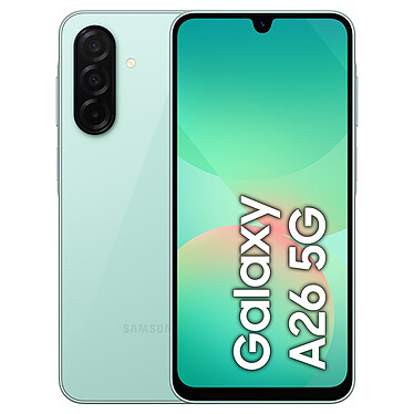 Samsung Galaxy A26 5G Vert d'eau (8 Go / 256 Go)