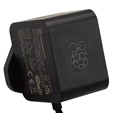 Raspberry Alimentation secteur USB-C 5.1V 5A Noir