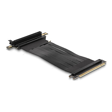 DeLock Riser Card PCIe x16 vers slot PCIe x16 courbé à 90° avec câble 30 cm