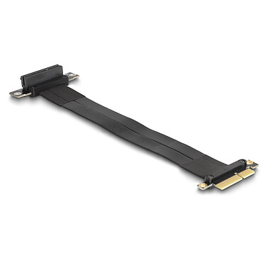 DeLock Riser Card PCIe x4 slot courbé à 90° avec câble 30 cm