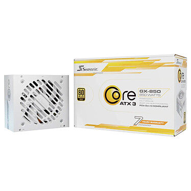 Seasonic CORE GX ATX 3 (2024) 850 W - Blanc