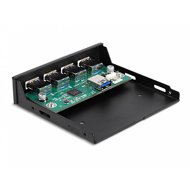 Avis DeLock Hub USB 3.0 (4 ports) en façade dans baie 3.5''