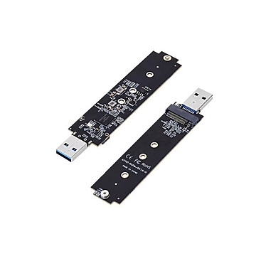 Adaptateur SSD M.2 (SATA/PCI-E NVMe) vers USB 3.1
