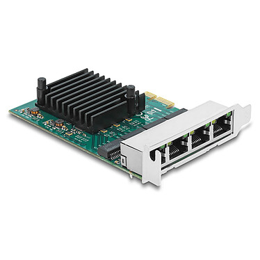 Avis DeLock Carte réseau PCI Express 2.0 avec 4x Ethernet Gigabit 