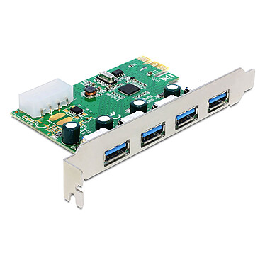DeLock Carte Contrôleur PCI Express vers 4 ports USB 3.0