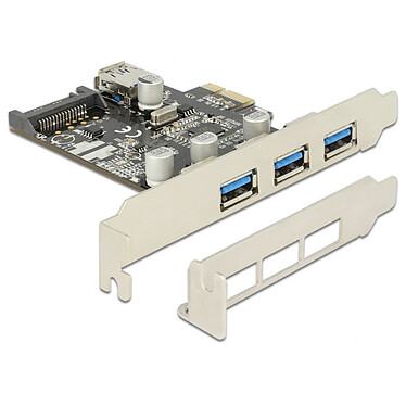 DeLock Carte Contrôleur PCI Express vers 4 ports USB 3.0