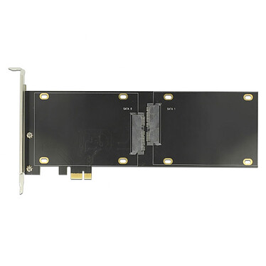 DeLock Carte Contrôleur PCI Express pour 2 disques 2.5" SATA 6 Gbps pas cher