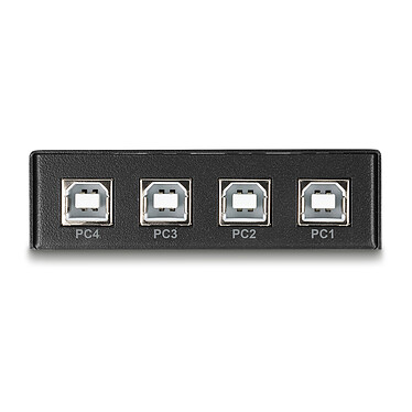 Avis DeLock Commutateur 4 PC vers 4 périphériques USB 2.0 avec 4 entrées USB-B / 4 sorties USB-A