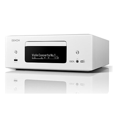 Avis Denon RCD-N12DAB Blanc + Klipsch RP-600M II Noyer