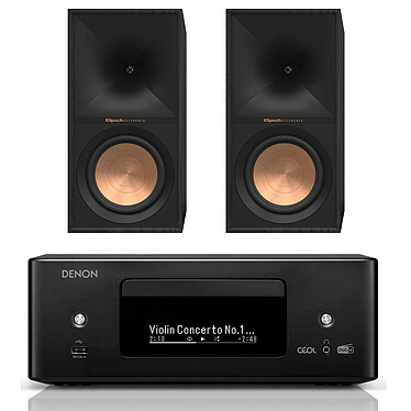 Denon RCD-N12DAB Noir + Klipsch R-60M