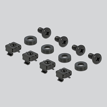 Avis DeLock Panneau de ventilation avec évents verticaux 1U pour rack 19" - Noir