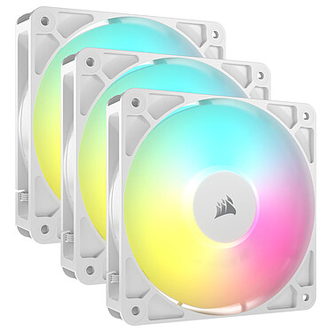 Corsair RS120 ARGB Triple Pack Blanc