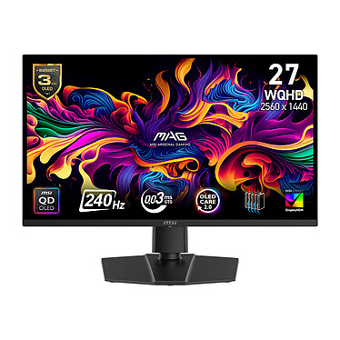 MSI 26.5" OLED - MAG 271QP QD-OLED X24