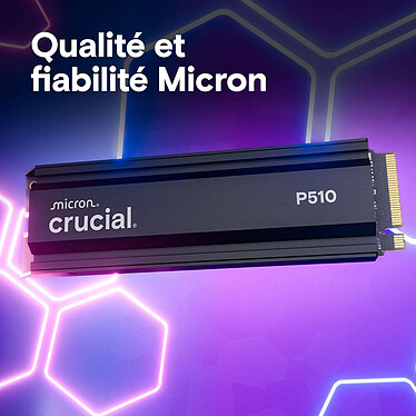 Crucial P510 1 To 2280 - Avec dissipateur pas cher