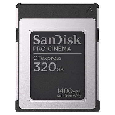 SanDisk CFexpress PRO-CINEMA Type B 320 Go