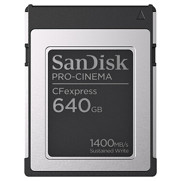 SanDisk CFexpress PRO-CINEMA Type B 640 Go