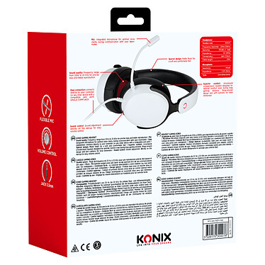 Konix Casque gaming Nexus pour Switch  pas cher