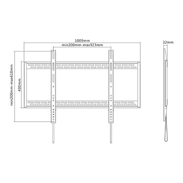 Neomounts LFD-W1000 pas cher