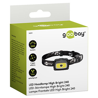 Goobay Lampe Frontale LED High Bright 240 pas cher