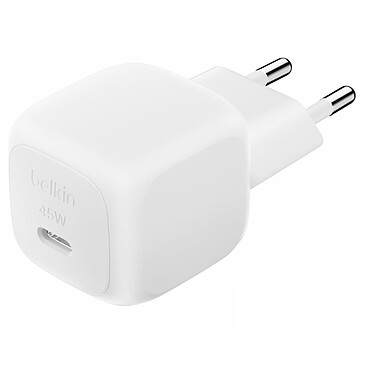 Belkin BoostCharge Chargeur Secteur USB-C 45 W (Blanc)