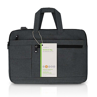 Nedis Sacoche ordinateur portable 15" - 16" (Anthracite) pas cher