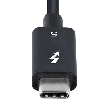 Acheter StarTech.com Câble Thunderbolt 5 (80 Gb/s) USB-C - Compatible Thunderbolt, USB et DisplayPort - PowerDelivery 240 W - M/M - 0.5 m - Noir
