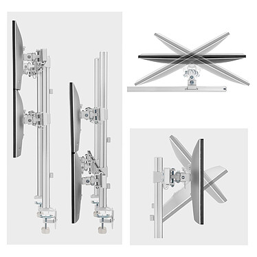 StarTech.com Support de bureau pour 6 écrans LCD jusqu'à 32" pas cher