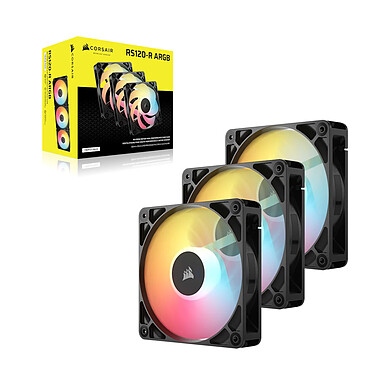 Acheter Corsair RS120-R ARGB Triple Pack Noir