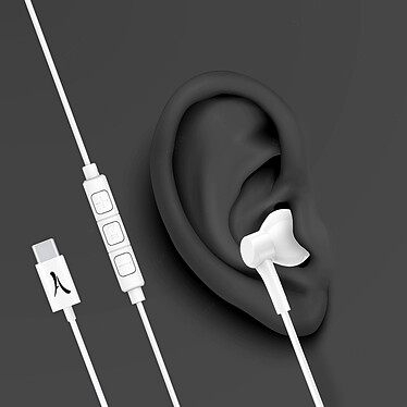 Avis Akashi Kit Piéton Stéréo USB-C Blanc