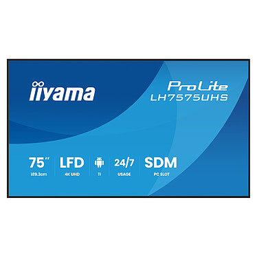 iiyama 75" LED - ProLite LH7575UHS-B2AG