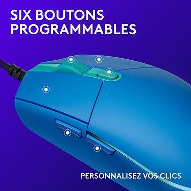 Avis Logitech G G203 LightSync (Bleu)