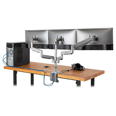 Eaton Tripp Lite Triple Bras flexible à mouvement complet pour écrans de 17" à 30" pas cher
