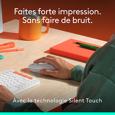 Logitech POP Mouse (Blanc) pas cher