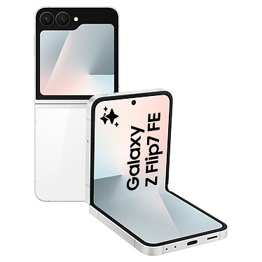 Samsung Galaxy Z Flip 7 FE Blanc (8 Go / 256 Go)